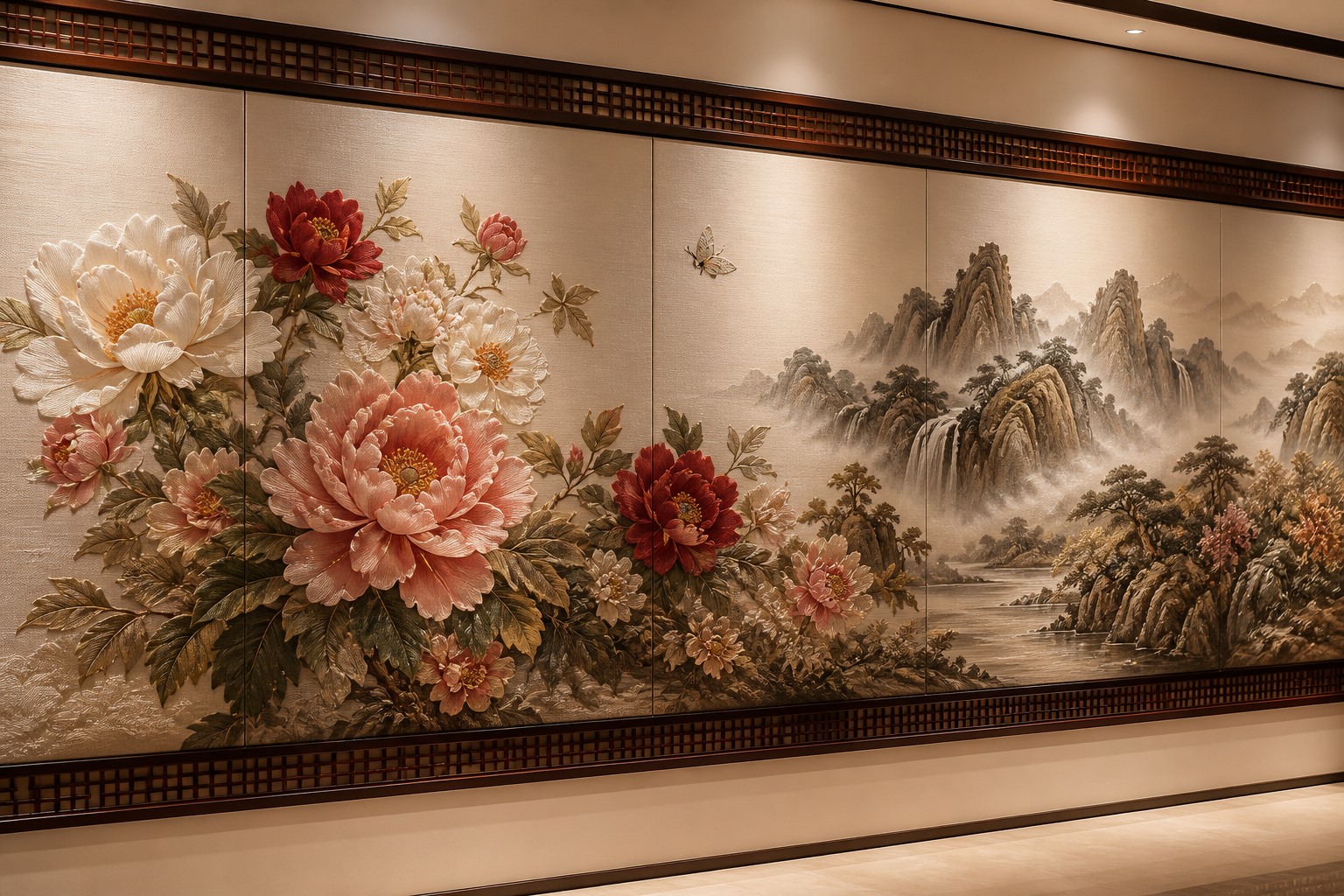 Silk embroidery masterpiece