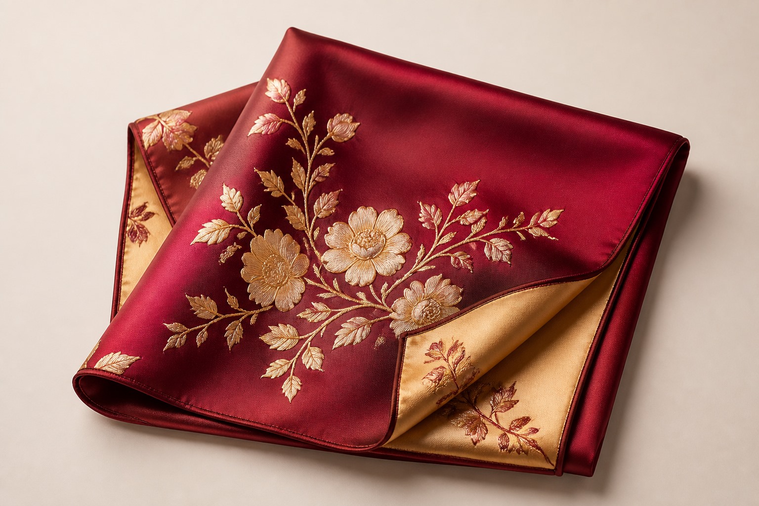 Double-Sided Silk Scarf