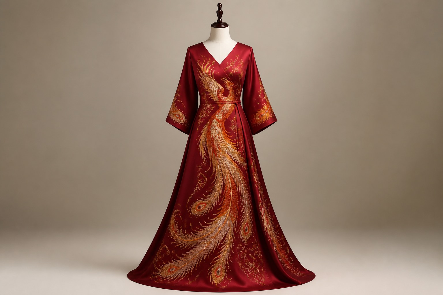 Phoenix Embroidered Dress